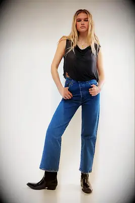 Medium wash denim jeans