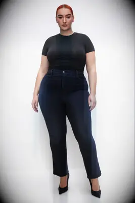 Tight plus size jeans