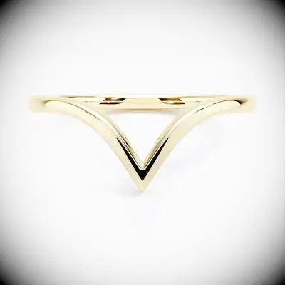 Nouveau Wedding Ring in 18K Yellow Gold