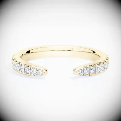 Open Point Stackable Wedding Ring
