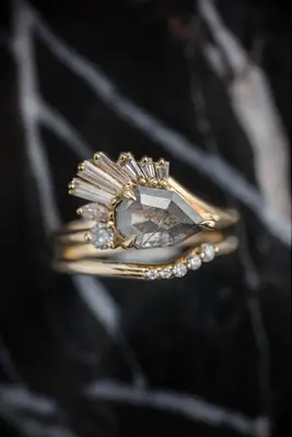 Agnes Diamond Wedding Ring