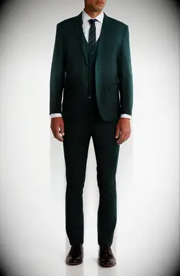 Green wedding suit from Nordstrom Rack