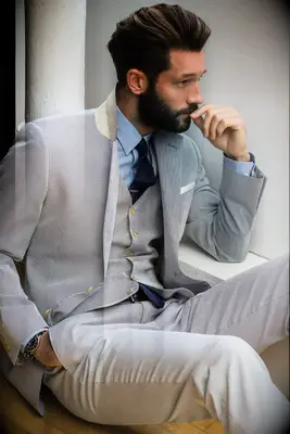 Gray suit from Todd Snyder