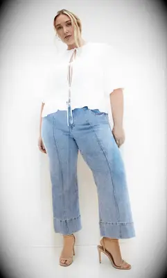 Front tie white blouse