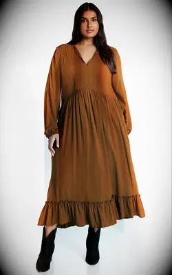 City Chic fall plus size wedding guest dress