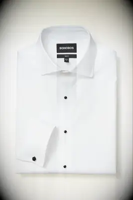 Bonobos fall wedding guest tuxedo shirt
