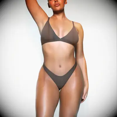 SKIMS dipped front thong