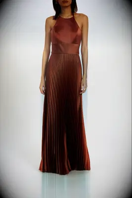 Amsale mother of the bride boho dress