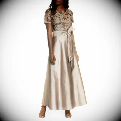 Pisarro Nights beaded boho mother of the bride dress