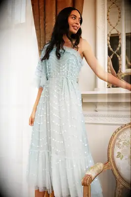 Needle & Thread boho mother of the bride dress