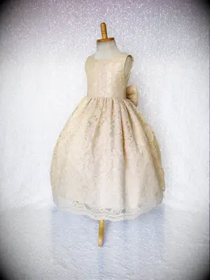 full skirt lace mini dress with dramatic bow on back