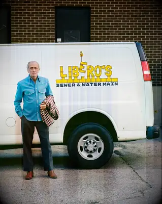 Denim 70s-inspired shirt by Libero. 