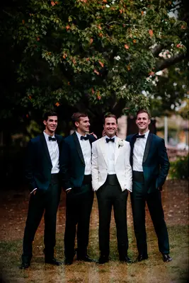 navy and black mens tuxedos for your wedding day inspo