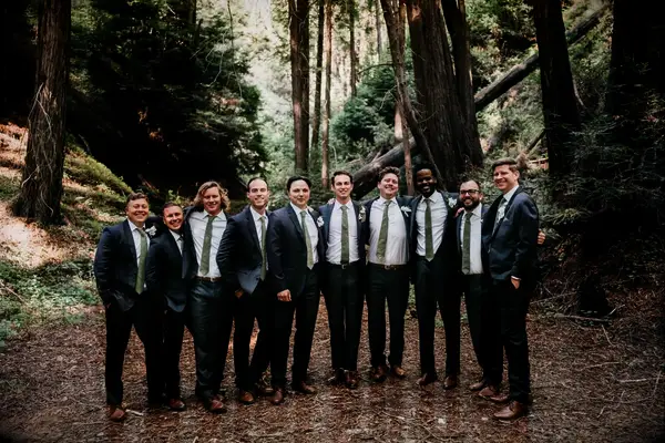 Solid colored ties for your 2024 groomsmen look