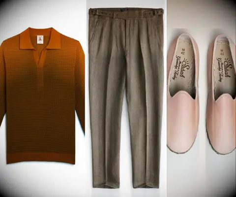 Grooms rehearsal dinner outfit For a Garden, Beach or Other Outdoor Venue