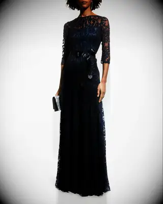 Neiman Marcus navy MOB dress