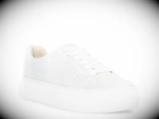 Betsey Johnson rhinestone sneakers