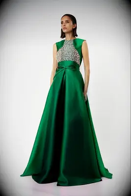 Verdavainne green mother-of-the-bride dress