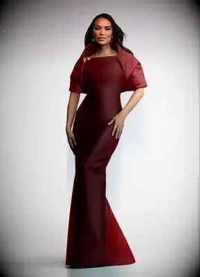 Azazie mikado sheath mother-of-the-bride dress