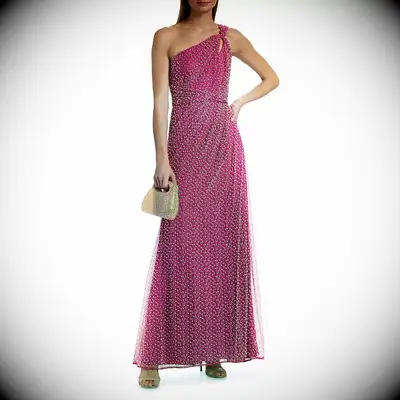 Sparkly pink mother-of-the-bride dress