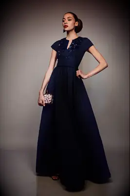 Sachin & Babi short-sleeve mother-of-the-bride dress