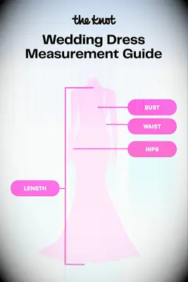 Wedding dress measurement guide
