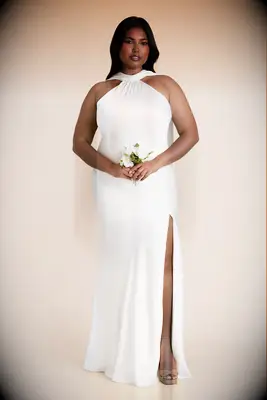 Birdy Grey halter neck wedding dress