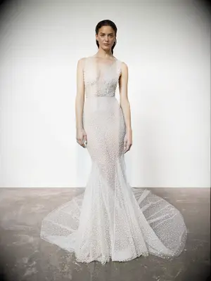 Pronovias embellished wedding dress