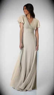 Kennedy Blue chiffon bridesmaid dress