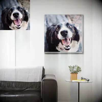 Custom paint-by-number from TextureOfDreams on Etsy