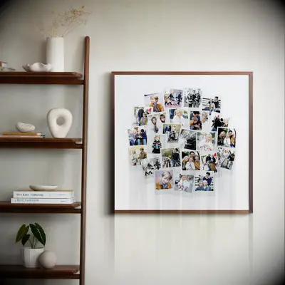 Photo collage anniversary gift for girlfriend