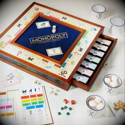 Personalized Monopoly board married couple gift