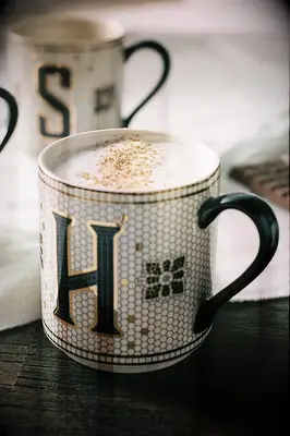 Monogrammed coffee mug gift for married couple