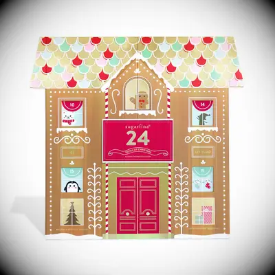 Candy themed advent calendar