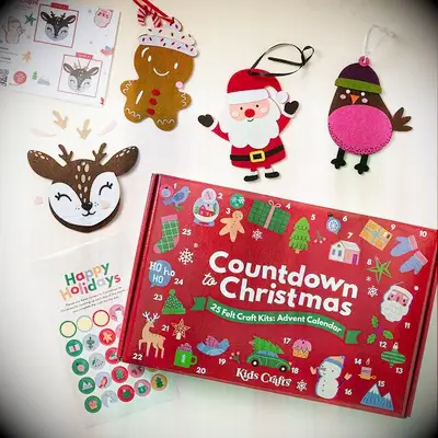 Kids countdown to Christmas advent calendar