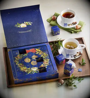 Tea advent calendar box
