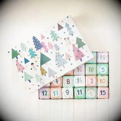 Shower steamer advent calendar