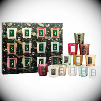 Candle advent calendar gift