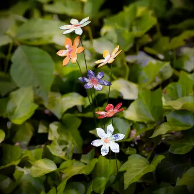 Copper colorful flowers gift idea for anniversary from Uncommon Goods. 