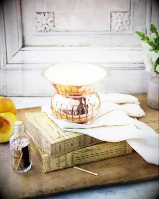 Copper jar candle anniversary gift