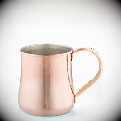 Hammered copper mug anniversary gift