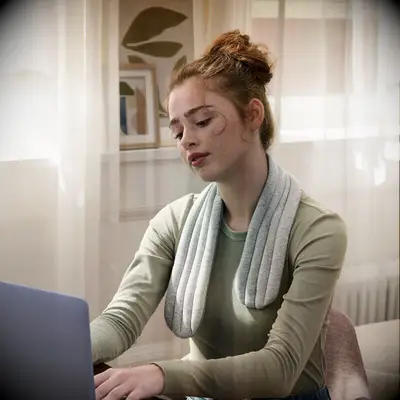 Weighted neck pillow