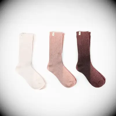 Neutral colored socks