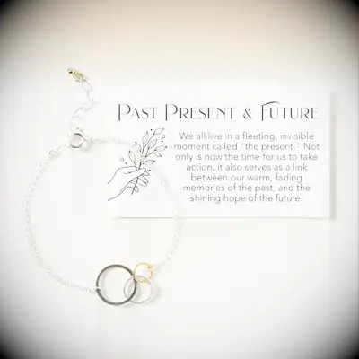 Mixed metals bracelet