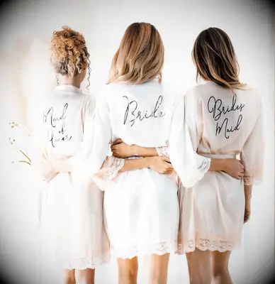 Personalized bridesmaid robes gift