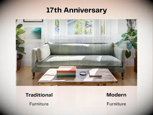 17th anniversary gift