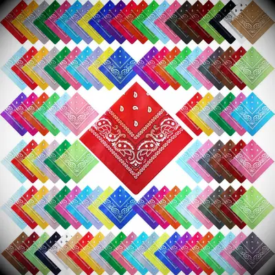 Colorful bandanas for wedding favors