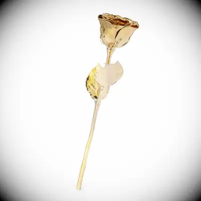 Golden rose anniversary gift