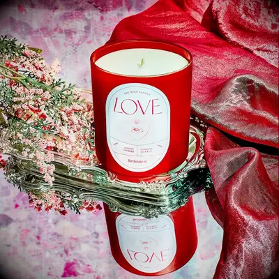 Love birthdate candle gift