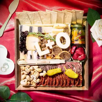 Cheese and charcuterie board